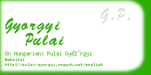 gyorgyi pulai business card
